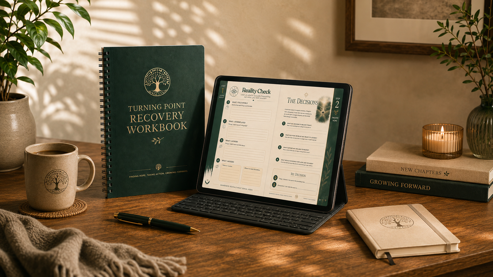 The Turning Point Recovery Workbook digital and physical formats